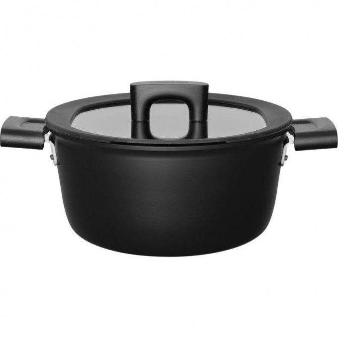 Кастрюля FISKARS HARD FACE 3,5 л / 22 см с крышкой 1052227 Кастрюля FISKARS HARD FACE 3,5 л / 22 см с крышкой 1052227