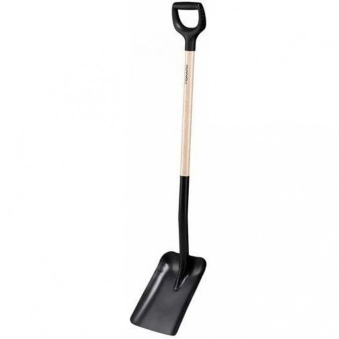 Лопата совковая FISKARS с деревяной ручкой 1066723 Лопата совковая FISKARS с деревяной ручкой 1066723
